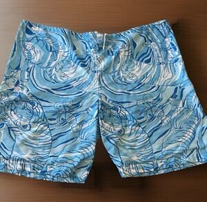 VTG Lilly Pulitzer Palm Beach Mens Stuff Shorts Tiger Butterfly Retro OLD! RARE!